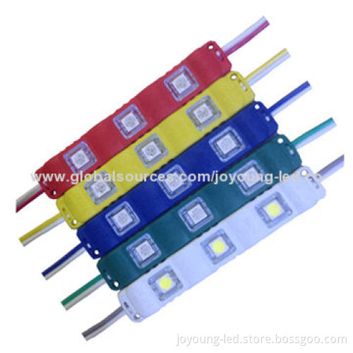 LED Water-resistant LED Injection Modules with PC Cover, Epistar LED, 0.75W, 12V Voltage IP67